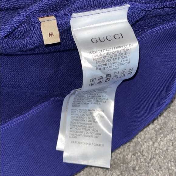 BLUE/PURPLE GUCCI TIGER FACE CREWNECK - Picture 2 of 2